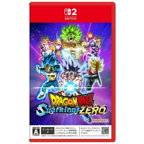 【兩隻臘腸】NS/NS2(鑰匙卡) 七龍珠 電光炸裂！ZERO 中文版 2025 年 11 月 13 日發售