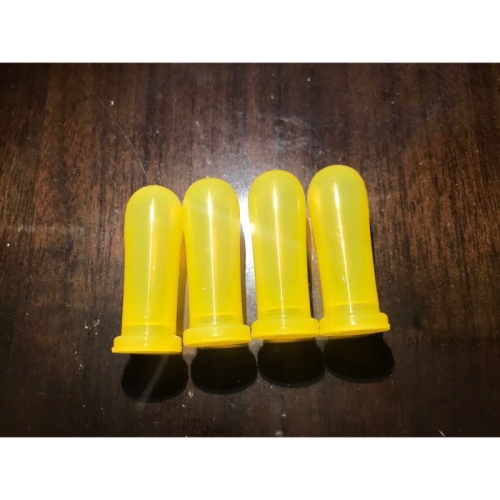 台製橡皮帽 1ml玻璃滴管 矽膠帽 乳膠帽 黃帽 玻璃量管 實驗玻璃 實驗耗材