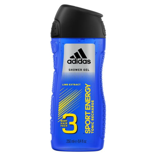 【adidas 愛迪達】三效潔顏洗髮沐浴乳-薄荷涼爽(250ml)【6140】