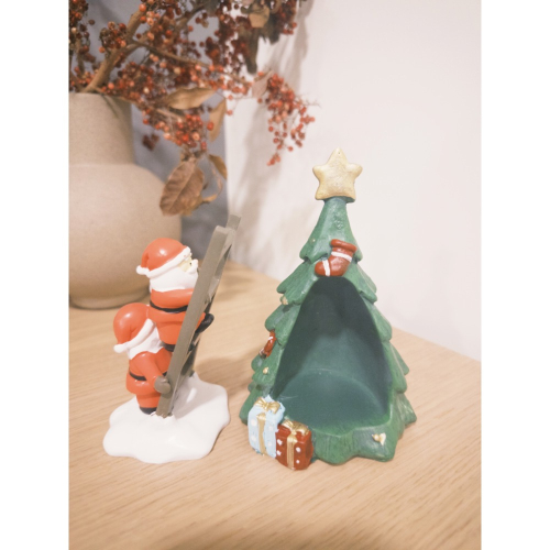 黃盛兩隻聖誕裝飾品