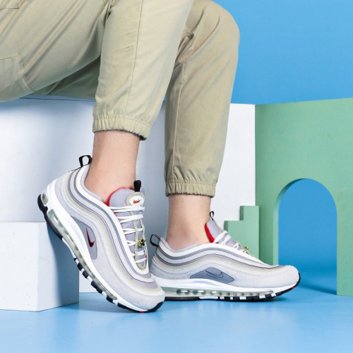 《Value》Nike Air Max 97 SE 手稿 奶茶 白灰 沙色 氣墊 慢跑鞋 情侶鞋 DB0246-001