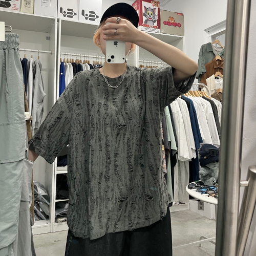 頹廢感破壞短T