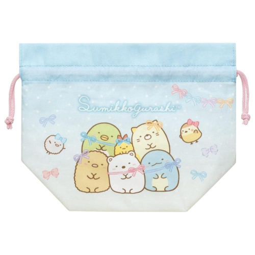 免運 日本進口 角落生物 Sumikko Gurashi 保冷束口袋 賣場多款任選