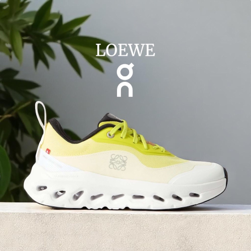 ?LOEWE x On昂跑聯名Running Cloudtilt 2.0 Primrose Yellow White彈