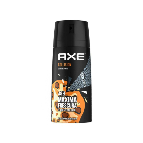 【AXE 戰斧】男用體香噴霧-震撼 COLLISION CUERO+COOKIES(150ml)【5850】