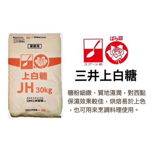 【甘單手作】日本 DM三井上白糖粉 （夾鏈袋分裝）效期24個月以上