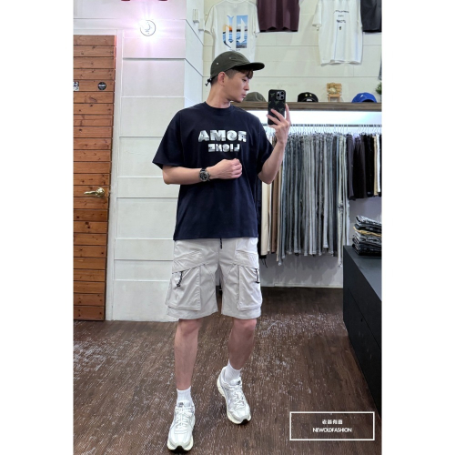 『新品上市』重磅ROMA積木英字短T(NOF2405S6010)-深藍