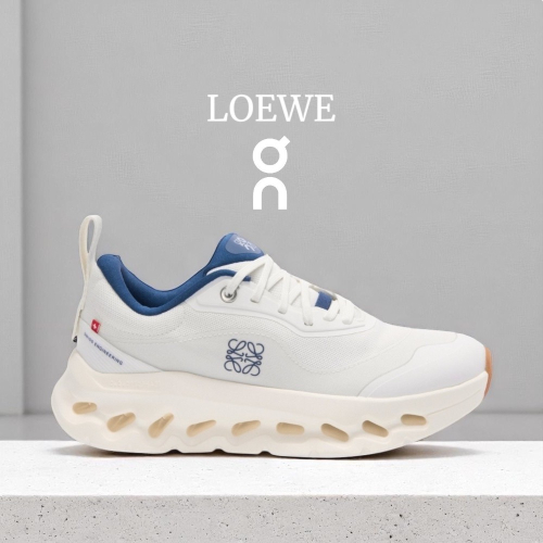 ?LOEWE x On昂跑聯名Running Cloudtilt 2.0 Navi White 彈力再生針織鞋｜聯乘｜