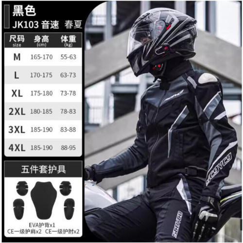 官方原裝｜MOTO_R東北騎士｜Scoyco賽羽JK103 夏季仿賽騎士套裝