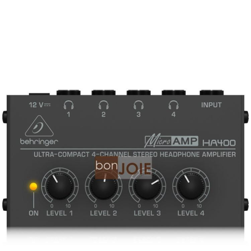 美規二頭插頭 Behringer HA400 耳機分配器 四軌輸出 耳朵牌 MICROAMP 放大器一對四 Ha400