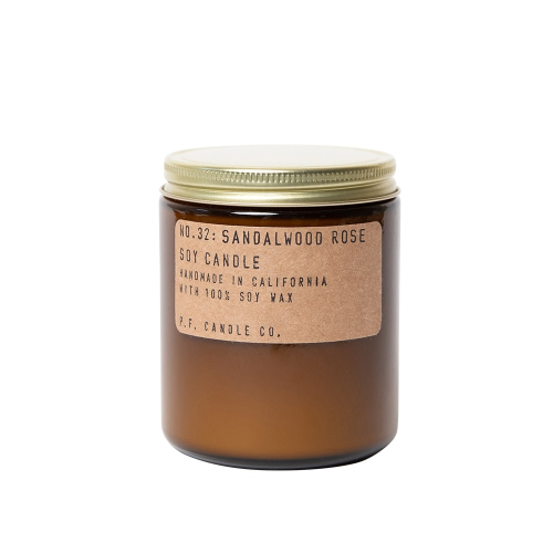 P.F. Candles CO.手工香氛蠟燭7.2oz檀香玫瑰 Sandalwood Rose