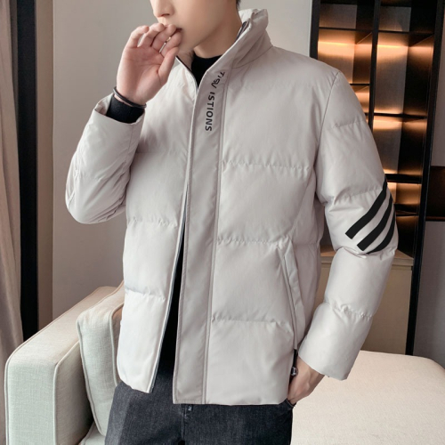 羽絨棉服男短款2021新款男士冬裝外套秋冬季韓版潮流棉襖立領棉衣