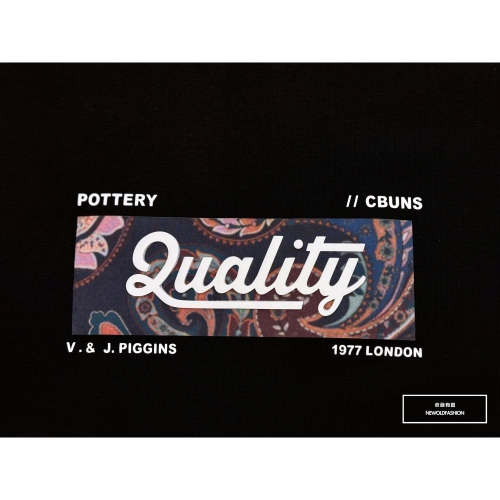 『新品上市』重磅luality萬花筒短T(NOF2405S5008)-黑