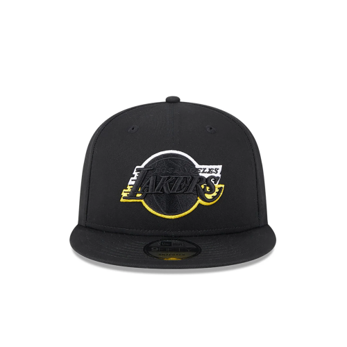 New Era x NBA LA Lakers Split Logo BLK 9Fifty 洛杉磯湖人雙色漸變後扣帽