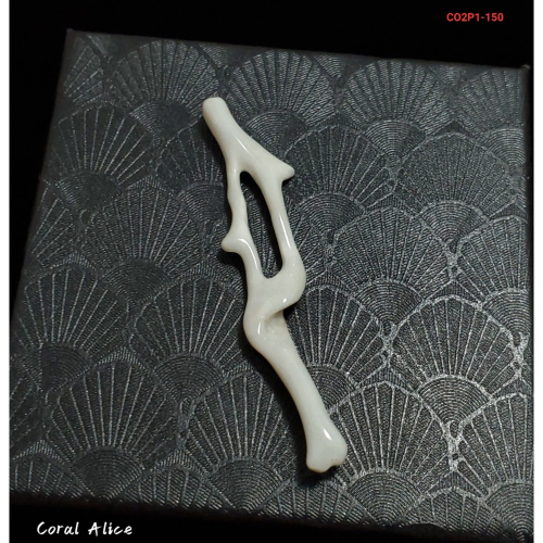 ?Coral珊寶手作-天然特殊變異珊瑚自然枝 58.6mm CO2P1-150