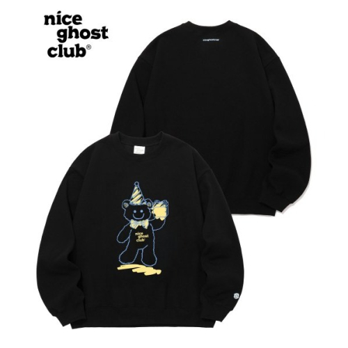 NICEGHOSTCLUB 內裡刷毛大學T