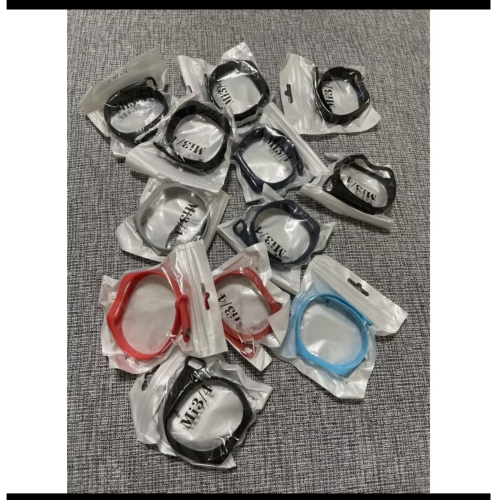 小米手環錶帶3/4通用(顏色註明）黑/淺藍/深藍