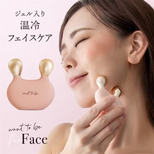 日本 Alphax 冷熱傳導兩用SPA臉部美容按摩器