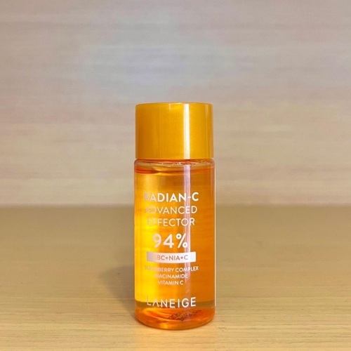 栗子美妝?｜LANEIGE 蘭芝 維他命C淨膚煥顏精露 15ml 拋光橘子水 亮白橘子水 試用品 小樣 旅行裝