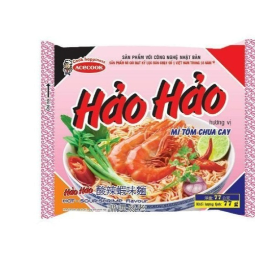 【嚴選SHOP】越南 泡麵 HAO HAO麵 好好麵 HAOHAO 炒麵 酸辣蝦麵 沙嗲蔥麵 雞肉味麵 消夜【Z222】