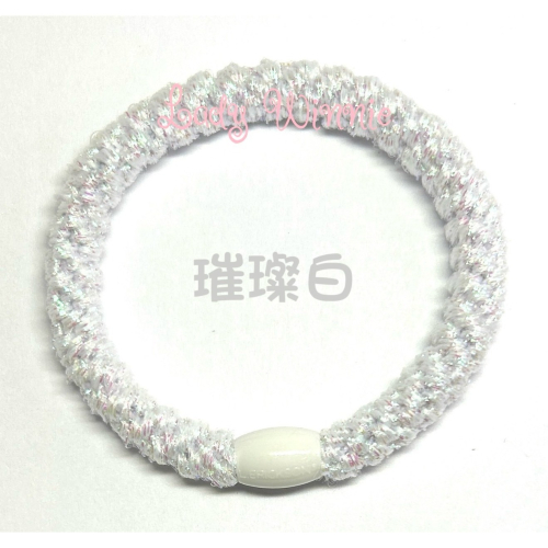 美國 L. ERICKSON髮圈 粗款 時尚金蔥 璀璨單色