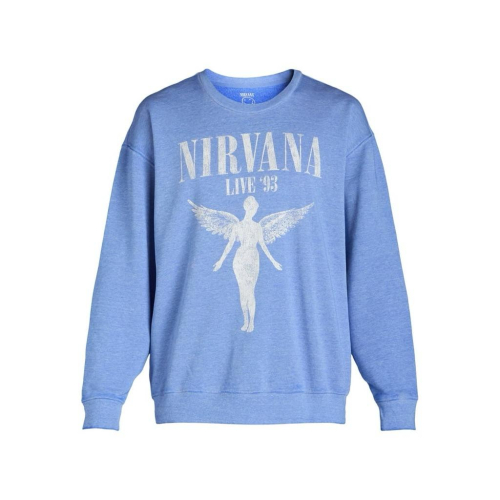 全新Nirvana超脫樂團演唱會大學T SZ L