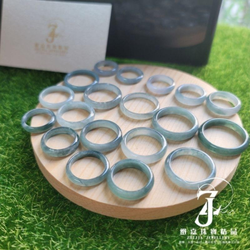 翡翠 現貨保A 玉戒 威料各式細戒 13～21圍 飄花戒 冰威戒 藍紫戒 綠戒 細款 內徑 直播 實拍自然光