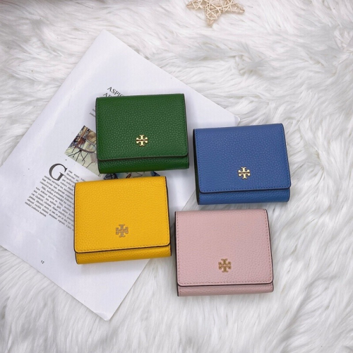 美國代購??台灣現貨 Tory Burch 撞色三折短夾