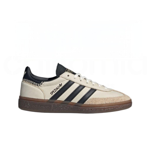 HANDBALL SPEZIAL 休閒鞋 IE3698 杏黑色｜杏色｜黑色｜焦糖底｜皮革｜麂皮｜平底鞋｜德訓鞋 男女