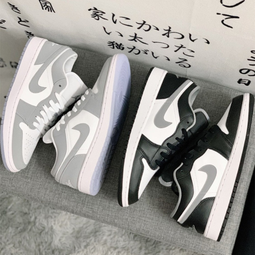 Air Jordan 1 Low 板鞋 AJ1 黑白灰 灰白 553558-040 DC0774-105