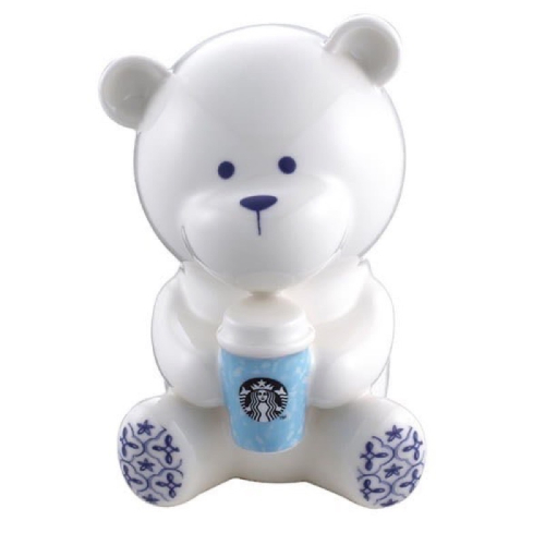 阿爸的店-星巴克熊熊陶瓷撲滿1個
