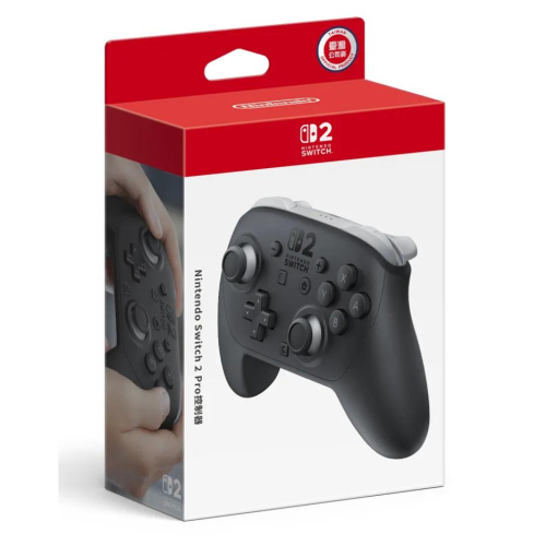 【瑞比電玩】Nintendo Switch2 黑灰色 Pro 控制器 手把