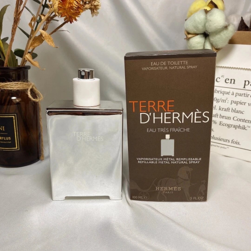 愛馬仕Hermes香水 銀色大地限量版銀色香水100ml Jean-C| aude ellena 辛辣木質調 男香 女生