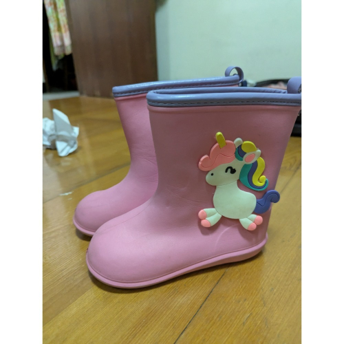 粉色雨靴17cm