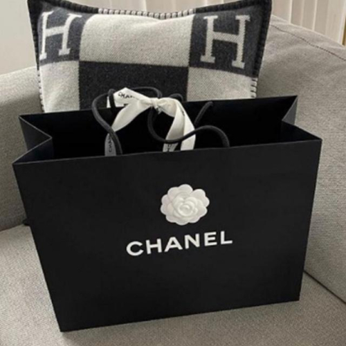 Chanel 香奈兒 超大紙袋 精品專櫃紙袋 包包紙袋 名牌紙袋 正品 紙袋 禮物袋 購物袋 手提袋