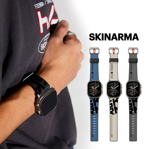 SKINARMA 日本東京 Spunk 潮風格防水錶帶 42/44/45/49mm 共用款-現貨