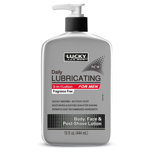 福利品【LUCKY SUPER SOFT】三效男用無香身體乳液(15oz/444ml)【NG-2315】