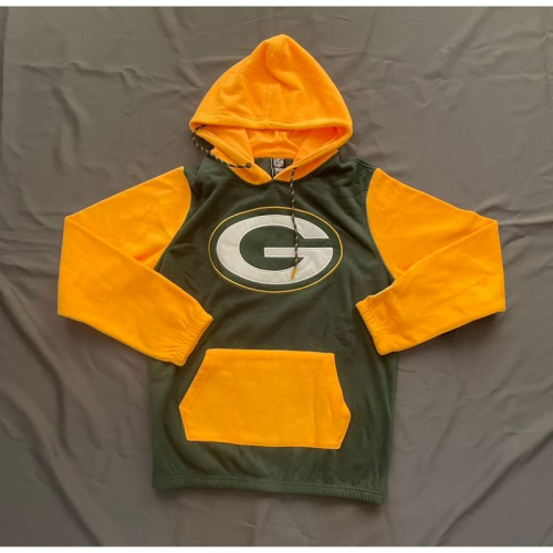 【J2】全新NFL綠灣包裝工Green Bay Packers保暖帽T SZ S