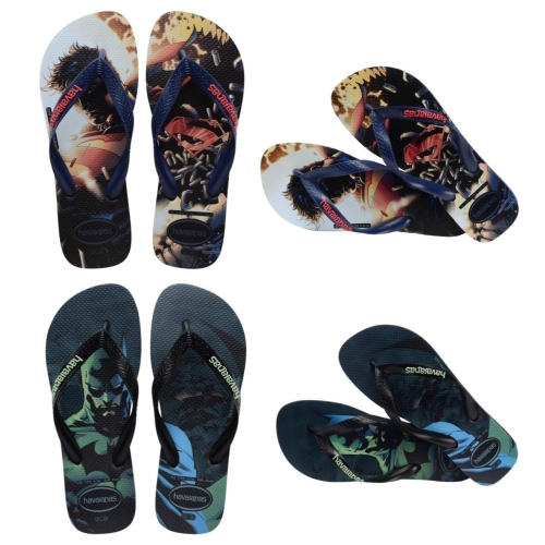 巴西人字拖Havaianas 男款 Top Heroes DC/超人/蝙蝠俠