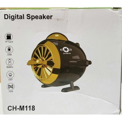 飛機造型 揚聲器 / CH-M118 藍芽喇叭 / TF卡