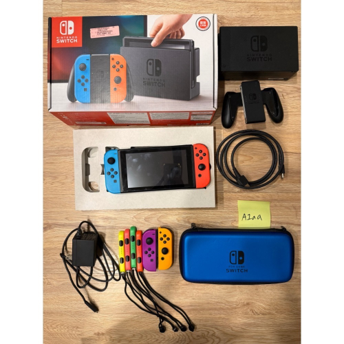 初代switch 1 含盒裝 追加ㄧ對手把 含運