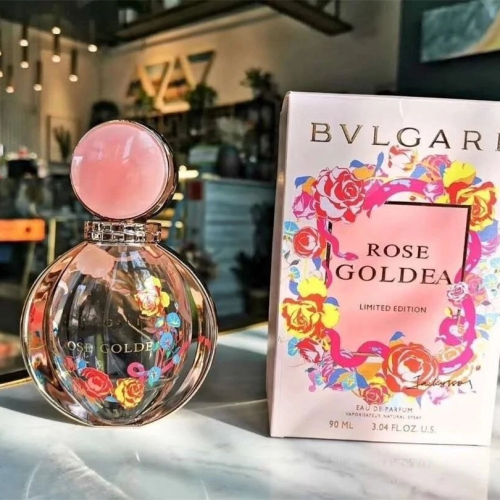 女生香水 BVLGARI寶格麗香水 玫瑰金漾香水ROSE GOLDEA 90ml 限量版玫香金漾(玫瑰金漾)女士香水 E