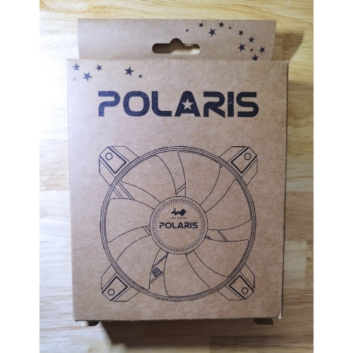 全新 迎廣 POLARIS 綠光 12CM 機殼風扇-單包裝