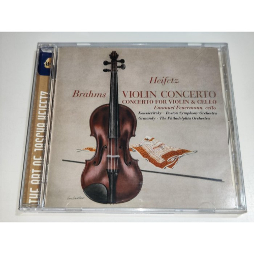 Heifetz 海飛茲 Feuermann Ormandy Brahms 布拉姆斯 小提琴協奏曲 雙重協奏曲 RCA
