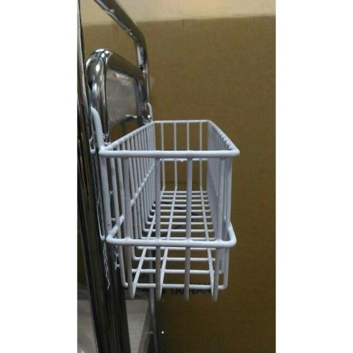 現貨 配件 全新 雙管 推車 工具 美容 台車 美髮 美材MIT 台灣製 美容車 美甲 美睫 側掛籃