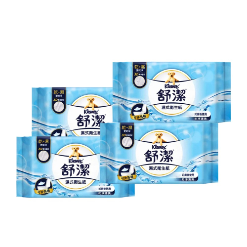 Kleenex 舒潔 濕式衛生紙 40抽x4包(天然綠茶複合配方)