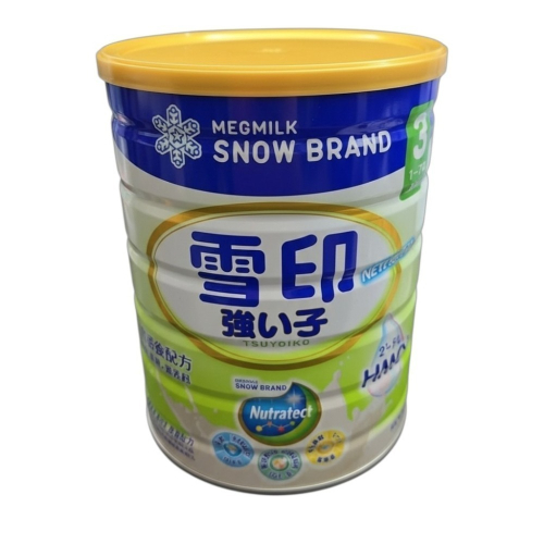淘樂比奶粉，雪印強子奶粉，雪印新包裝強3成長配方奶粉850g