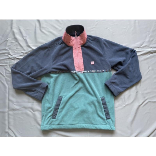 【F1】二手衝浪滑雪戶外大牌Billabong半拉鏈保暖上衣 SZ L