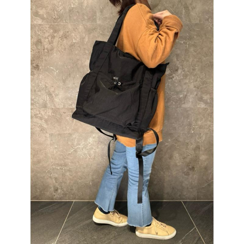 韓國??空運～?現貨～?韓國尼龍兩用包～?質感輕量尼龍肩背、後背包‼️～尼龍肩背包～購物包～旅行包