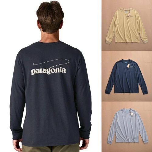 Patagonia 混紡長袖T恤 舒適抗皺萬能打底男女同款